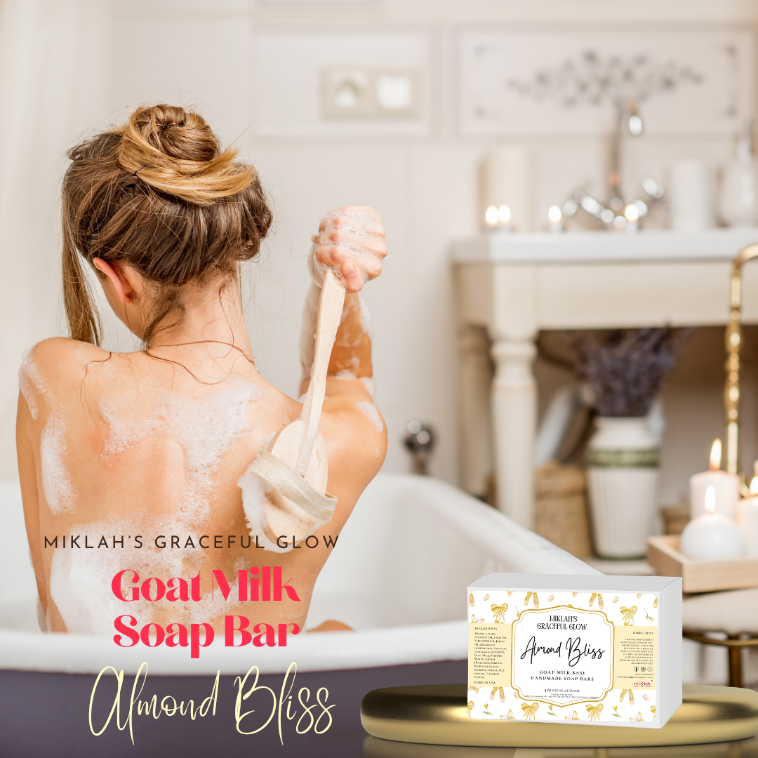 Almond Bliss Goat Milk Soap – Warm & Nourishing Cleanser