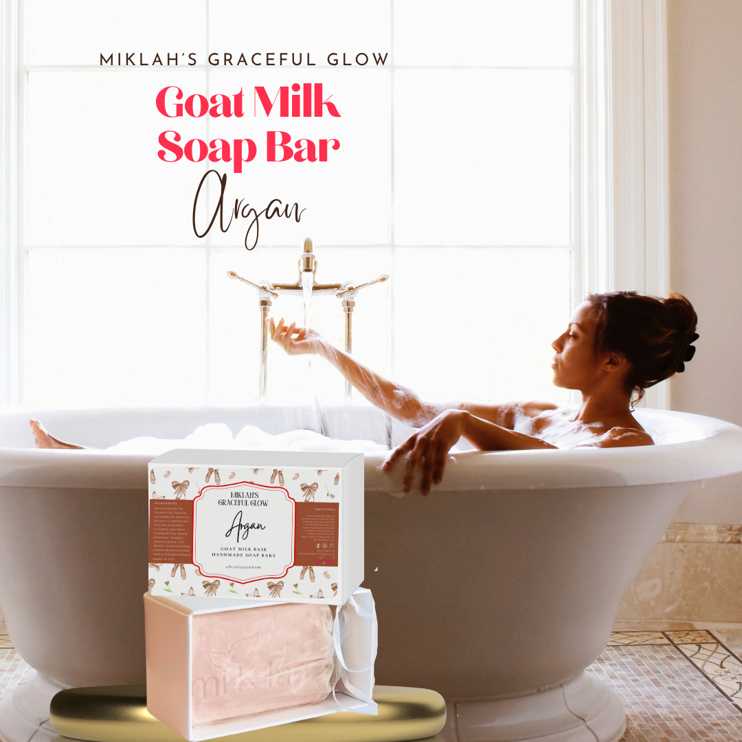 Argan Goat Milk Soap – Deep Moisture & Skin Softening Bar