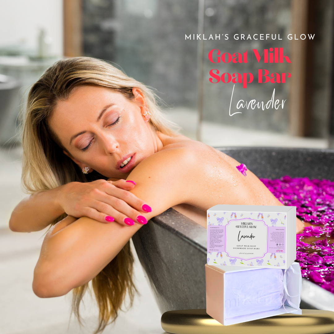 Lavender Goat Milk Soap – Calming & Relaxing Gentle Cleanser