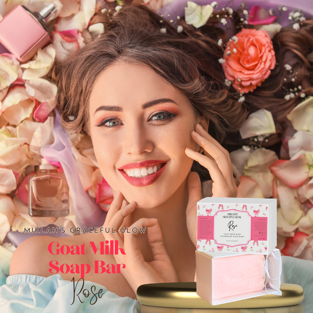 Rose Goat Milk Soap – Soft Floral & Hydrating Cleanser