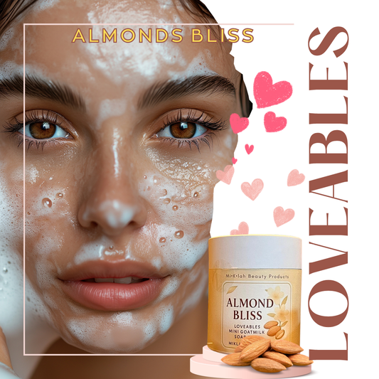 Almond Bliss Goat Milk Soap – Warm & Nourishing Cleanser