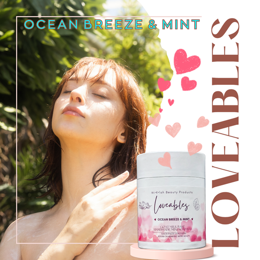 Ocean Breeze & Mint Goat Milk Soap – Fresh & Cooling Skincare