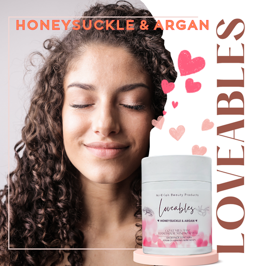 Honeysuckle & Argan Goat Milk Soap – Deep Moisture & Soft Skin