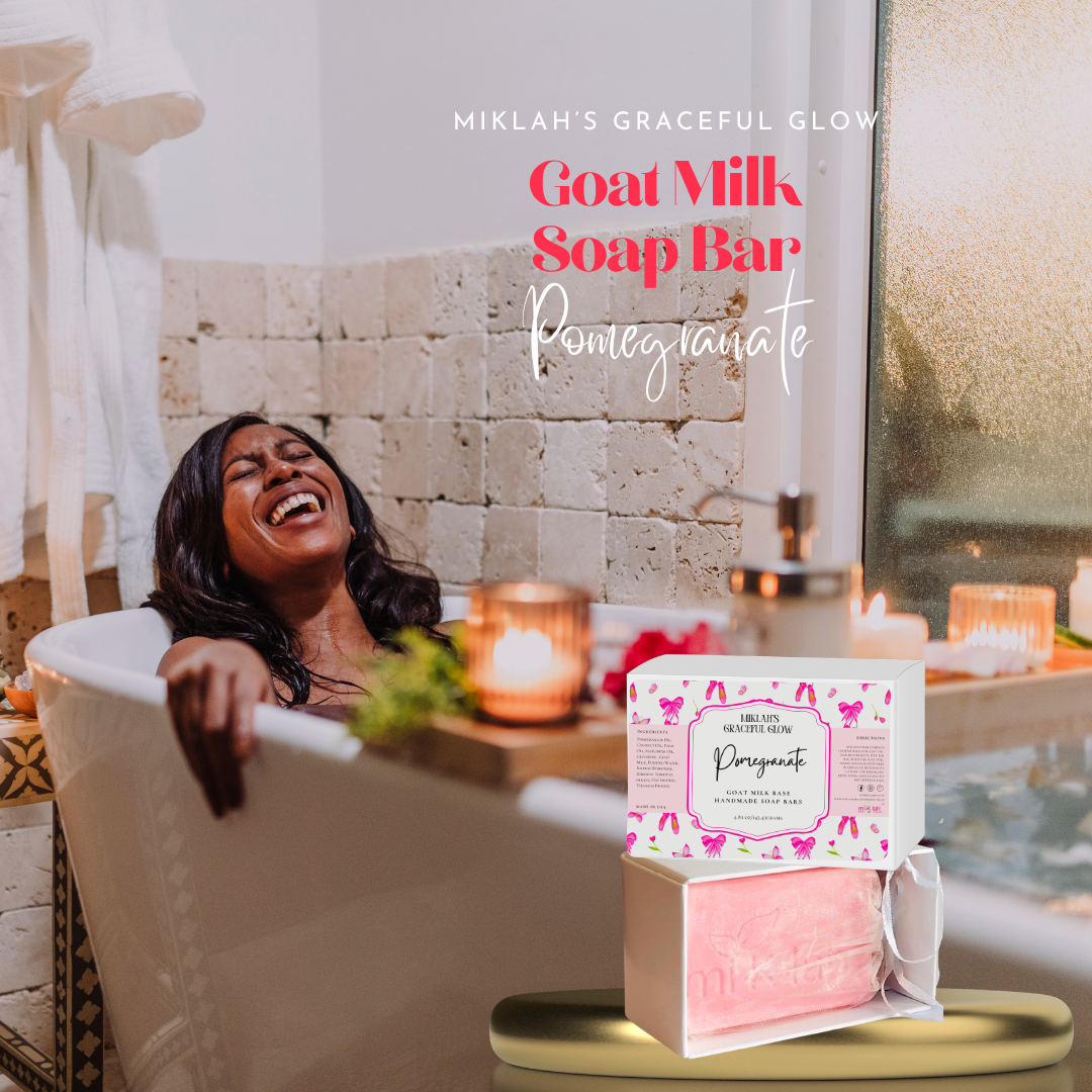 Pomegranate Goat Milk Soap – Brightening & Refreshing Cleanser