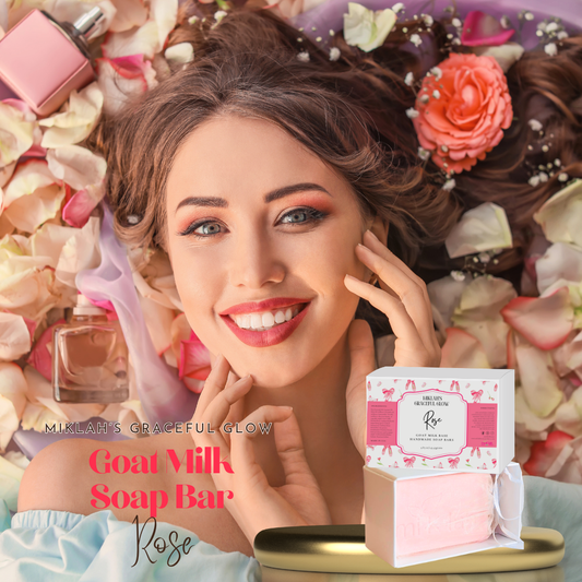 Rose Goat Milk Soap – Soft Floral & Hydrating Cleanser