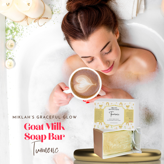 Turmeric Goat Milk Soap – Brightening & Glow Enhancing Cleanser