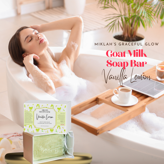 Vanilla Lemon Goat Milk Soap – Bright & Refreshing Cleanser